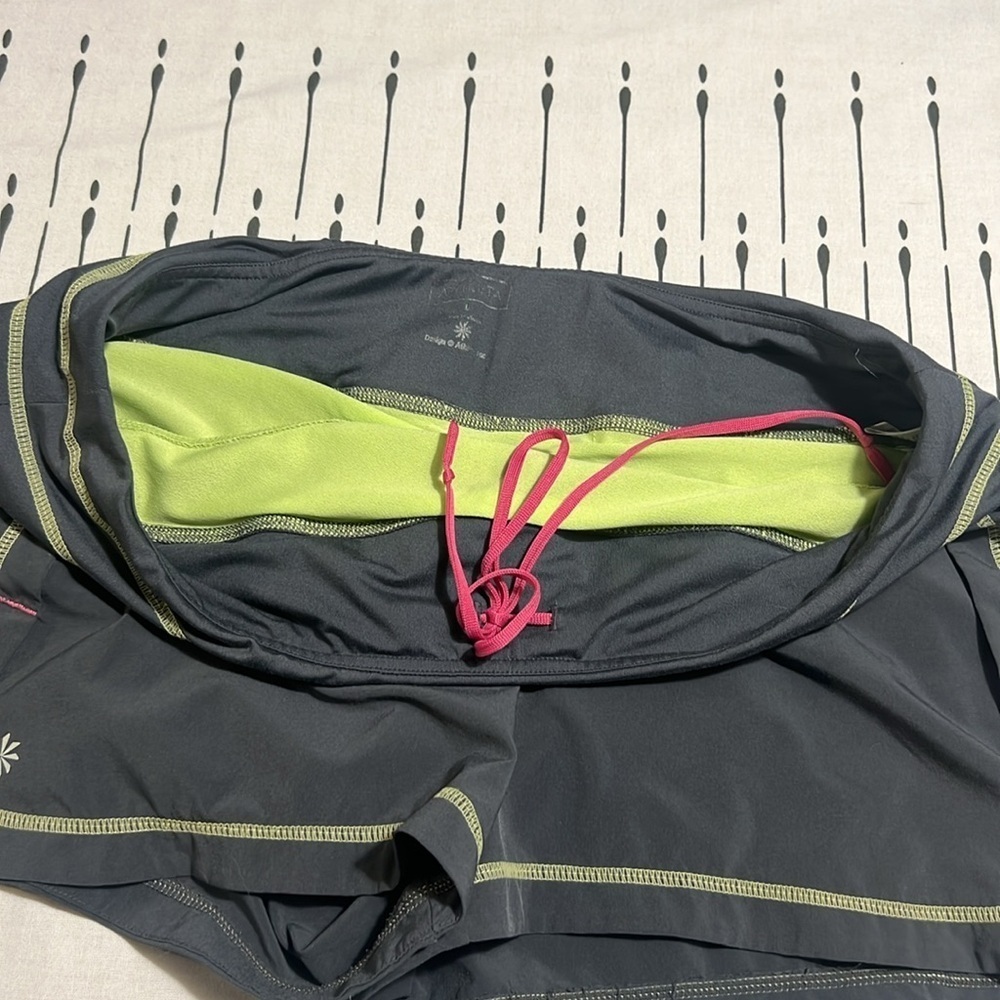 Athleta Running Shorts.  Size Large. - Picture 5 of 12
